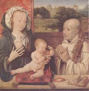 The Virgin and Child with a Dominican (mk05) CLEVE, Joos van